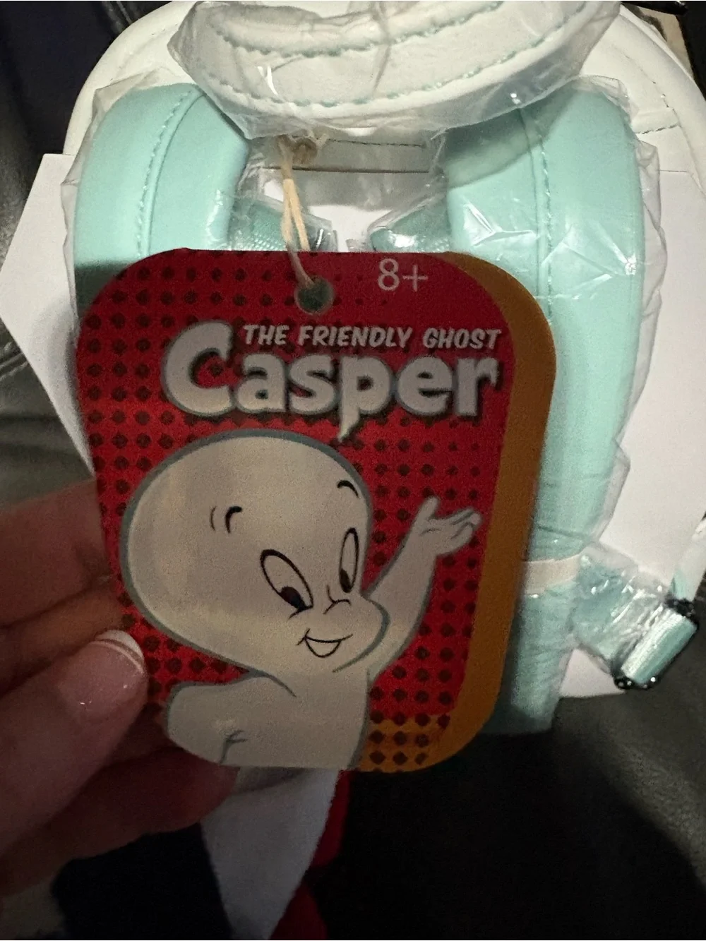 Loungefly White and Mint Casper the Friendly Ghost Mini Backpack